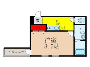 フジパレス天神Ⅰ番館の物件間取画像